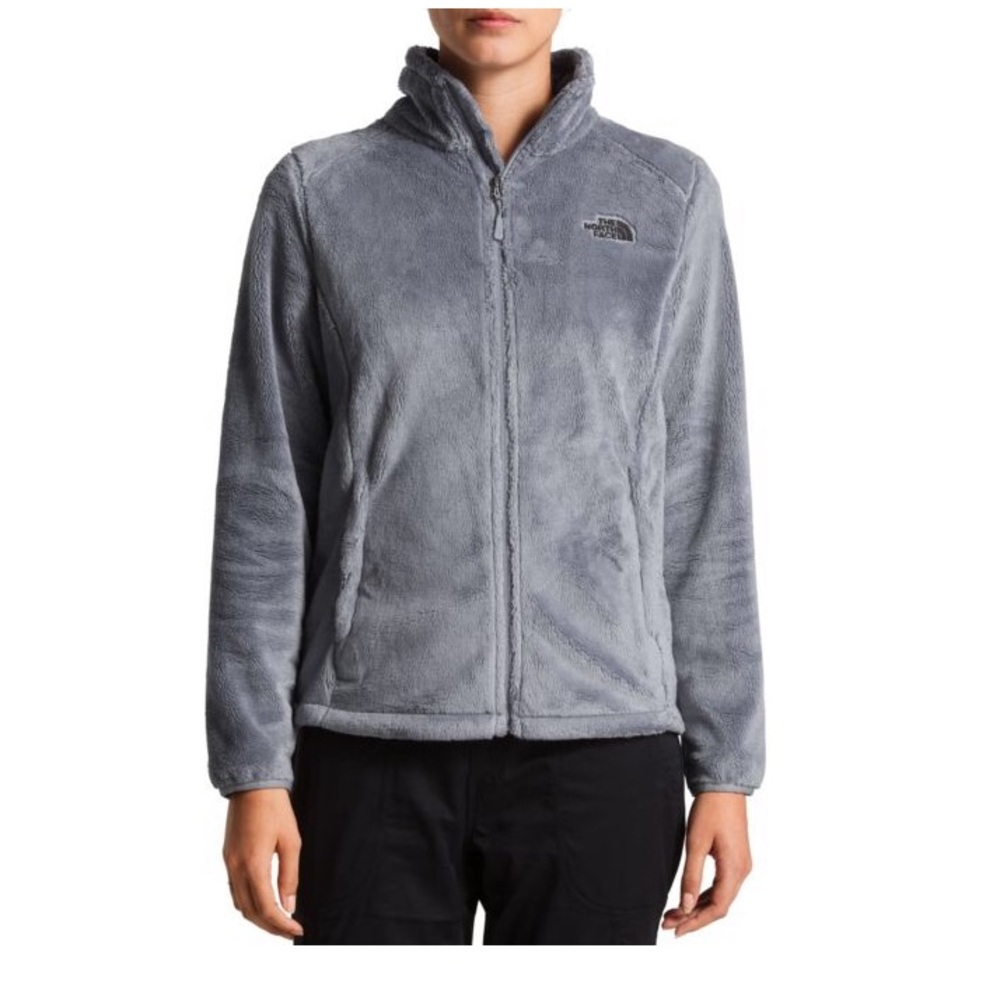 Women’s north face furry zip up jacket